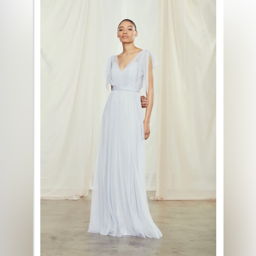 Amsale Haley Dress in Ice